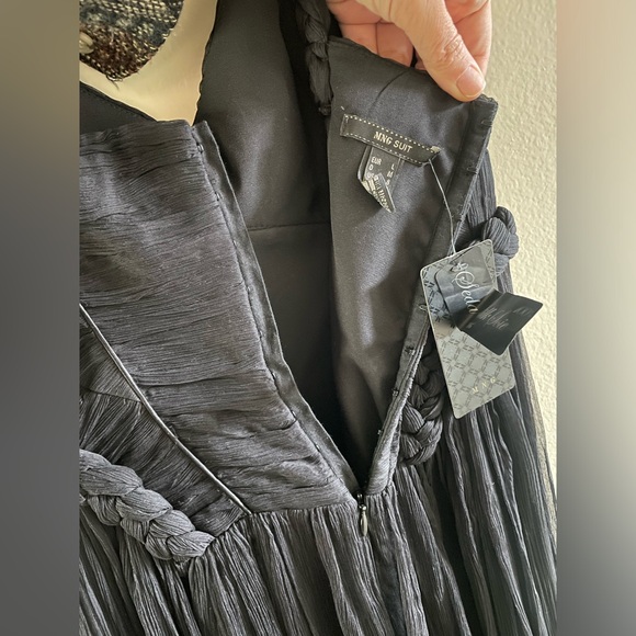 MANGO | NWT Maxi Dress - Black - Picture 5 of 8